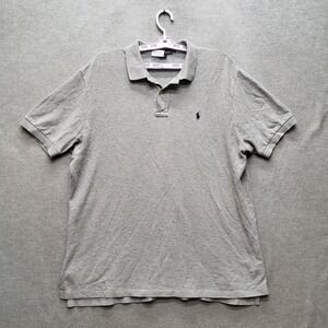 Polo Ralph Lauren Men Polo XL Gray Short Sleeve